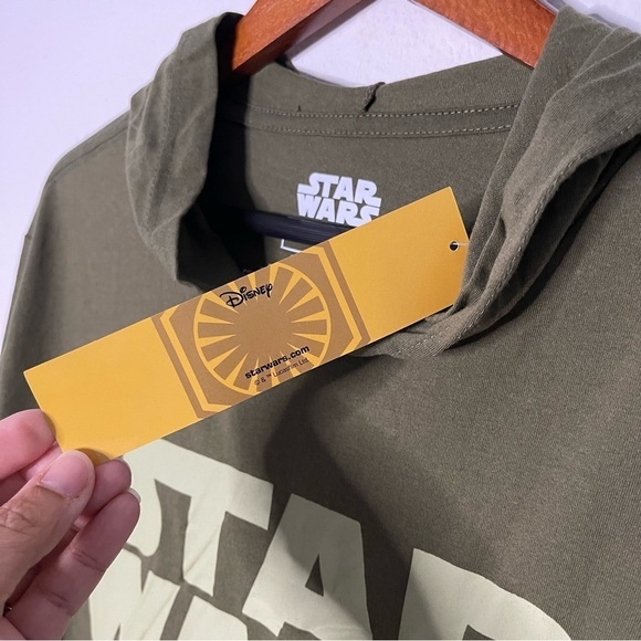 Disney Star Wars Episode VI Return of The Jedi men Hooded Tee size L NWT - Picture 5 of 11